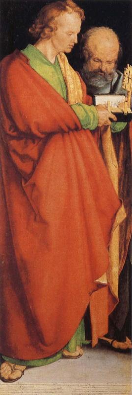 Albrecht Durer Two Apostles Germany oil painting art